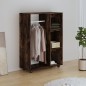vidaXL Kleiderschrank Räuchereiche 80x40x110 cm Holzwerkstoff vidaXL Kleiderschrank Räuchereiche 80x40x110 cm Holzwerkstoff