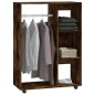 vidaXL Kleiderschrank Räuchereiche 80x40x110 cm Holzwerkstoff vidaXL Kleiderschrank Räuchereiche 80x40x110 cm Holzwerkstoff