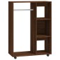 vidaXL Kleiderschrank Braun Eichen-Optik 80x40x110 cm Holzwerkstoff vidaXL Kleiderschrank Braun Eichen-Optik 80x40x110 cm Holzwerkstoff