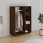 vidaXL Kleiderschrank Braun Eichen-Optik 80x40x110 cm Holzwerkstoff vidaXL Kleiderschrank Braun Eichen-Optik 80x40x110 cm Holzwerkstoff