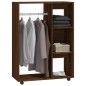 vidaXL Kleiderschrank Braun Eichen-Optik 80x40x110 cm Holzwerkstoff vidaXL Kleiderschrank Braun Eichen-Optik 80x40x110 cm Holzwerkstoff