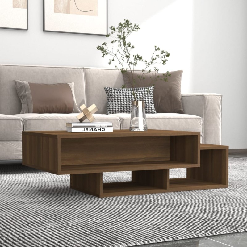 vidaXL Couchtisch Braun Eichen-Optik 105x55x32 cm Holzwerkstoff vidaXL Couchtisch Braun Eichen-Optik 105x55x32 cm Holzwerkstoff