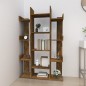 vidaXL Bücherregal Räuchereiche 86x25,5x140 cm Holzwerkstoff vidaXL Bücherregal Räuchereiche 86x25,5x140 cm Holzwerkstoff