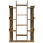 vidaXL Bücherregal Räuchereiche 86x25,5x140 cm Holzwerkstoff vidaXL Bücherregal Räuchereiche 86x25,5x140 cm Holzwerkstoff