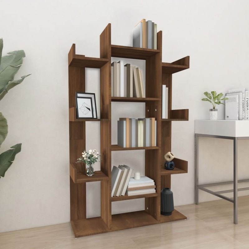 vidaXL Bücherregal Braun Eichen-Optik 86x25,5x140 cm Holzwerkstoff vidaXL Bücherregal Braun Eichen-Optik 86x25,5x140 cm Holzwerkstoff