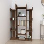 vidaXL Bücherregal Braun Eichen-Optik 86x25,5x140 cm Holzwerkstoff vidaXL Bücherregal Braun Eichen-Optik 86x25,5x140 cm Holzwerkstoff