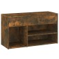 vidaXL Schuhbank Räuchereiche 80x30x45 cm Holzwerkstoff vidaXL Schuhbank Räuchereiche 80x30x45 cm Holzwerkstoff