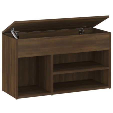 vidaXL Schuhbank Braun Eichen-Optik 80x30x45 cm Holzwerkstoff