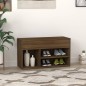 vidaXL Schuhbank Braun Eichen-Optik 80x30x45 cm Holzwerkstoff vidaXL Schuhbank Braun Eichen-Optik 80x30x45 cm Holzwerkstoff