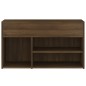 vidaXL Schuhbank Braun Eichen-Optik 80x30x45 cm Holzwerkstoff vidaXL Schuhbank Braun Eichen-Optik 80x30x45 cm Holzwerkstoff