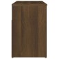 vidaXL Schuhbank Braun Eichen-Optik 80x30x45 cm Holzwerkstoff vidaXL Schuhbank Braun Eichen-Optik 80x30x45 cm Holzwerkstoff