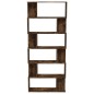 vidaXL Bücherregal/Raumteiler Räuchereiche 80x24x192 cm Holzwerkstoff vidaXL Bücherregal/Raumteiler Räuchereiche 80x24x192 cm Holzwerkstoff