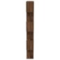 vidaXL Bücherregal/Raumteiler Braun Eiche 80x24x192 cm Holzwerkstoff