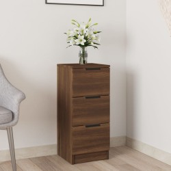 vidaXL Sideboard Braun Eichen-Optik 30x30x70 cm Holzwerkstoff