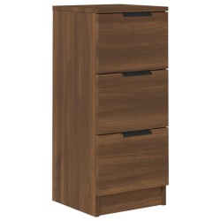 vidaXL Sideboard Braun Eichen-Optik 30x30x70 cm Holzwerkstoff