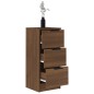 vidaXL Sideboard Braun Eichen-Optik 30x30x70 cm Holzwerkstoff vidaXL Sideboard Braun Eichen-Optik 30x30x70 cm Holzwerkstoff