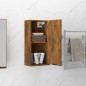 vidaXL Wand-Badschrank Räuchereiche 32x20x67 cm vidaXL Wand-Badschrank Räuchereiche 32x20x67 cm
