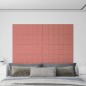 Wandpaneele 12 Stk. Rosa 90x30 cm Samt 3,24 m² Wandpaneele 12 Stk. Rosa 90x30 cm Samt 3,24 m²