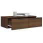 vidaXL Wandschrank Braun Eichen-Optik 68x30x20 cm Holzwerkstoff vidaXL Wandschrank Braun Eichen-Optik 68x30x20 cm Holzwerkstoff