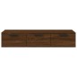 vidaXL Wandschrank Braun Eichen-Optik 102x30x20 cm Holzwerkstoff vidaXL Wandschrank Braun Eichen-Optik 102x30x20 cm Holzwerkstoff