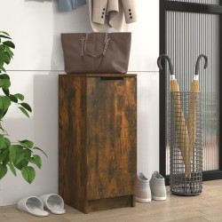 vidaXL Schuhschrank Räuchereiche 30x35x70 cm Holzwerkstoff