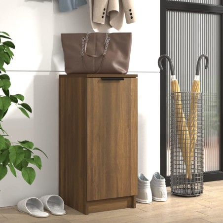 vidaXL Schuhschrank Braun Eichen-Optik 30x35x70 cm Holzwerkstoff