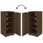 vidaXL Schuhschrank Braun Eichen-Optik 30x35x70 cm Holzwerkstoff vidaXL Schuhschrank Braun Eichen-Optik 30x35x70 cm Holzwerkstoff