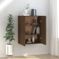 vidaXL Hängeschrank Braun Eichen-Optik 69,5x34x90 cm Holzwerkstoff vidaXL Hängeschrank Braun Eichen-Optik 69,5x34x90 cm Holzwerkstoff