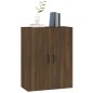 vidaXL Hängeschrank Braun Eichen-Optik 69,5x34x90 cm Holzwerkstoff vidaXL Hängeschrank Braun Eichen-Optik 69,5x34x90 cm Holzwerkstoff