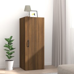 vidaXL Hängeschrank Braun Eichen-Optik 34,5x34x90 cm Holzwerkstoff