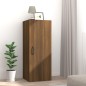 vidaXL Hängeschrank Braun Eichen-Optik 34,5x34x90 cm Holzwerkstoff vidaXL Hängeschrank Braun Eichen-Optik 34,5x34x90 cm Holzwerkstoff