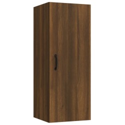 vidaXL Hängeschrank Braun Eichen-Optik 34,5x34x90 cm Holzwerkstoff