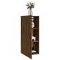 vidaXL Hängeschrank Räuchereiche 35x34x90 cm Holzwerkstoff