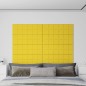 Wandpaneele 12 Stk. Hellgelb 90x30 cm Stoff 3,24 m² Wandpaneele 12 Stk. Hellgelb 90x30 cm Stoff 3,24 m²
