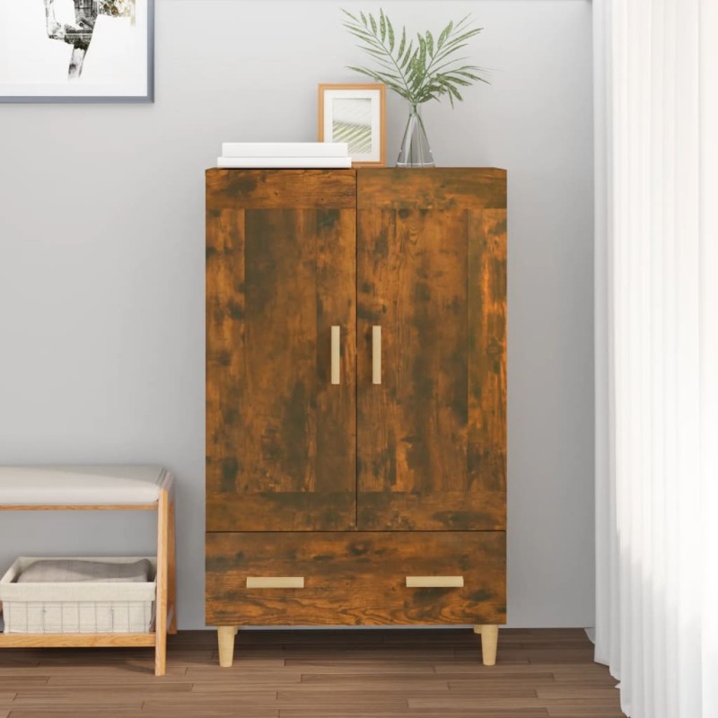 vidaXL Highboard Räuchereiche 70x31x115 cm Holzwerkstoff vidaXL Highboard Räuchereiche 70x31x115 cm Holzwerkstoff