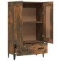 vidaXL Highboard Räuchereiche 70x31x115 cm Holzwerkstoff vidaXL Highboard Räuchereiche 70x31x115 cm Holzwerkstoff