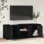 vidaXL TV-Schrank Schwarz 100x31,5x35 cm Holzwerkstoff vidaXL TV-Schrank Schwarz 100x31,5x35 cm Holzwerkstoff