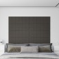 Wandpaneele 12 Stk. Dunkelgrau 90x30 cm Samt 3,24 m² Wandpaneele 12 Stk. Dunkelgrau 90x30 cm Samt 3,24 m²