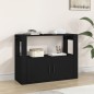 vidaXL Sideboard Schwarz 80x30x60 cm Holzwerkstoff vidaXL Sideboard Schwarz 80x30x60 cm Holzwerkstoff