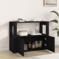 vidaXL Sideboard Schwarz 80x30x60 cm Holzwerkstoff vidaXL Sideboard Schwarz 80x30x60 cm Holzwerkstoff