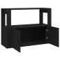vidaXL Sideboard Schwarz 80x30x60 cm Holzwerkstoff vidaXL Sideboard Schwarz 80x30x60 cm Holzwerkstoff