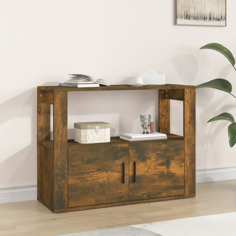 vidaXL Sideboard Räuchereiche 80x30x60 cm Holzwerkstoff vidaXL Sideboard Räuchereiche 80x30x60 cm Holzwerkstoff