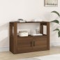 vidaXL Sideboard Braun Eichen-Optik 80x30x60 cm Holzwerkstoff vidaXL Sideboard Braun Eichen-Optik 80x30x60 cm Holzwerkstoff