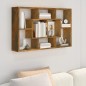 vidaXL Wandregal Räuchereiche 85x16x52,5 cm Holzwerkstoff vidaXL Wandregal Räuchereiche 85x16x52,5 cm Holzwerkstoff