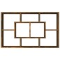 vidaXL Wandregal Räuchereiche 85x16x52,5 cm Holzwerkstoff vidaXL Wandregal Räuchereiche 85x16x52,5 cm Holzwerkstoff