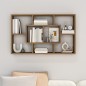 vidaXL Wandregal Braun Eichen-Optik 85x16x52,5 cm Holzwerkstoff vidaXL Wandregal Braun Eichen-Optik 85x16x52,5 cm Holzwerkstoff