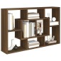 vidaXL Wandregal Braun Eichen-Optik 85x16x52,5 cm Holzwerkstoff vidaXL Wandregal Braun Eichen-Optik 85x16x52,5 cm Holzwerkstoff