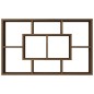vidaXL Wandregal Braun Eichen-Optik 85x16x52,5 cm Holzwerkstoff vidaXL Wandregal Braun Eichen-Optik 85x16x52,5 cm Holzwerkstoff