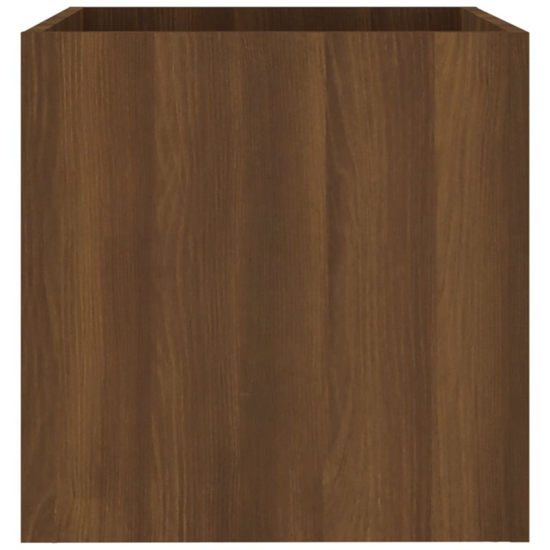 vidaXL Pflanzgefäß Braun Eichen-Optik 40x40x40 cm Holzwerkstoff vidaXL Pflanzgefäß Braun Eichen-Optik 40x40x40 cm Holzwerkstoff
