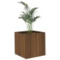 vidaXL Pflanzgefäß Braun Eichen-Optik 40x40x40 cm Holzwerkstoff vidaXL Pflanzgefäß Braun Eichen-Optik 40x40x40 cm Holzwerkstoff